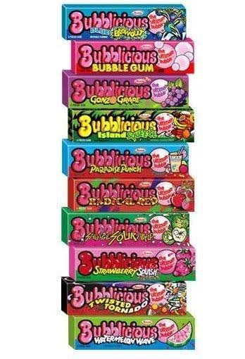 Bubblicious Retro Logo Sticker Sheet